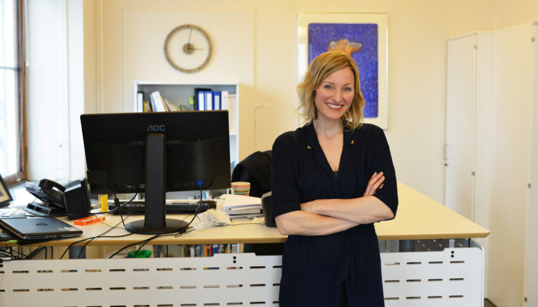 Inga Marte Thorkildsen tok imot Yrke på sitt kontor i rådhuset. Hun vil møte elevene i osloskolen på en ny måte. Foto: Snorre Schjønberg Inga Marte Thorkildsen tok imot Yrke på sitt kontor i rådhuset. Hun vil møte elevene i osloskolen på en ny måte. Foto: Snorre Schjønberg