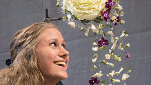 Romantikk  				og dramatikk hos blomsterdekoratørene på Vea