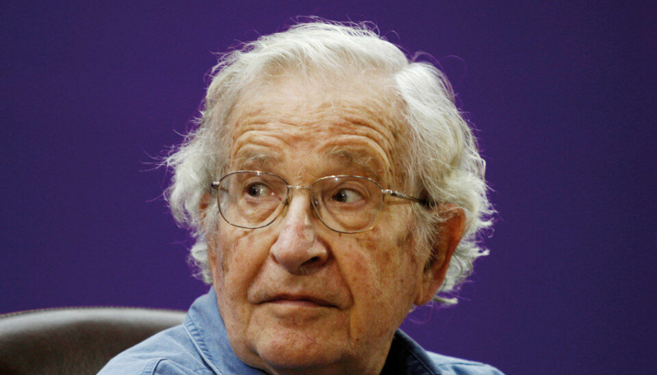 Noam Chomsky. Foto: Hatem Moussa AP/NTB scanpix