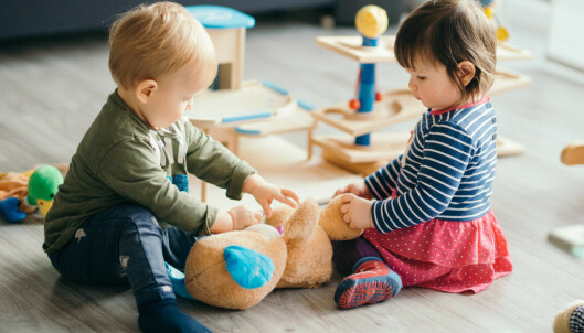 Tilvenning: Barn som er med i lekegrupper i barnehagen tre måneder før de starter, finner seg raskere til rette