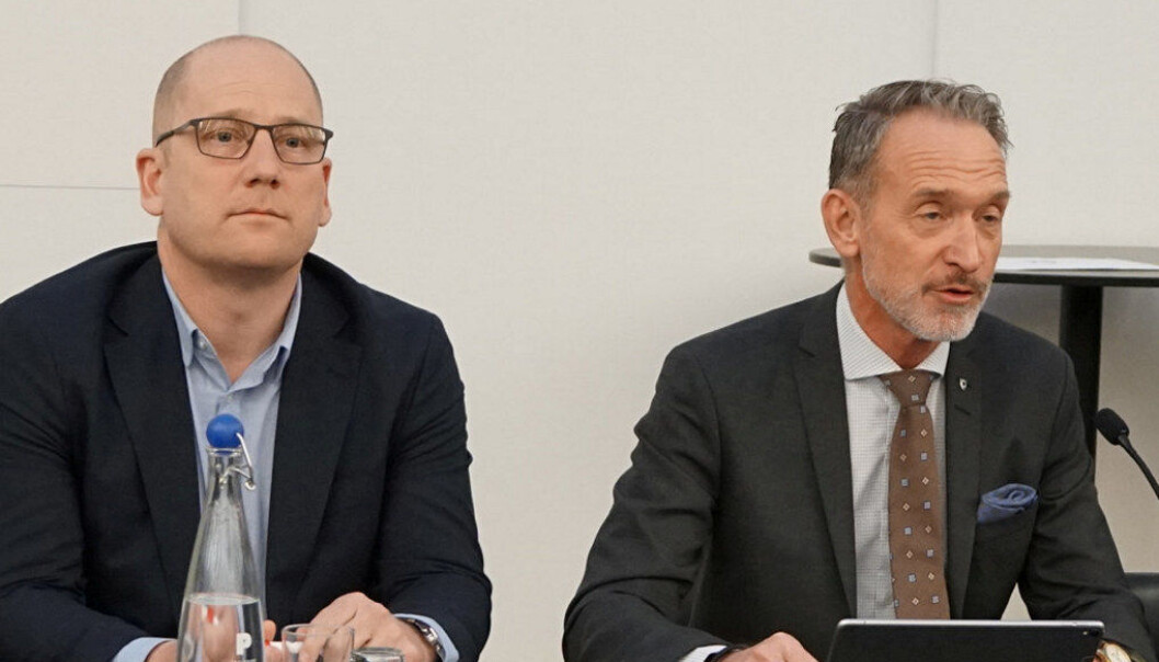 Steffen Handal i Utdanningsforbundet skal leie forhandlingane for Unio. Ved forhandlingsbordet møter han KS-sjef Tor Arne Gangsø. Bildet er frå oppgjeret i 2018. Foto: Jørgen Jelstad Steffen Handal i Utdanningsforbundet skal leie forhandlingane for Unio. Ved forhandlingsbordet møter han KS-sjef Tor Arne Gangsø. Bildet er frå oppgjeret i 2018. Foto: Jørgen Jelstad