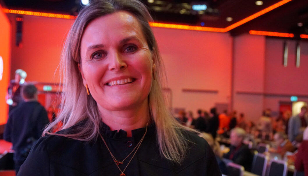 Leder av oppvekstutvalget Cecilie Knibe Kroglund argumenterte for at Arbeiderpartiet skulle vedta at leksene gjøres på skolen. Men hun tapte. Imot seg det spørsmålet hadde hun både skolepolitisk talsperson Martin Henriksen og partileder Jonas Gahr Støre. Foto: Marianne Ruud Leder av oppvekstutvalget Cecilie Knibe Kroglund argumenterte for at Arbeiderpartiet skulle vedta at leksene gjøres på skolen. Men hun tapte. Imot seg det spørsmålet hadde hun både skolepolitisk talsperson Martin Henriksen og partileder Jonas Gahr Støre. Foto: Marianne Ruud