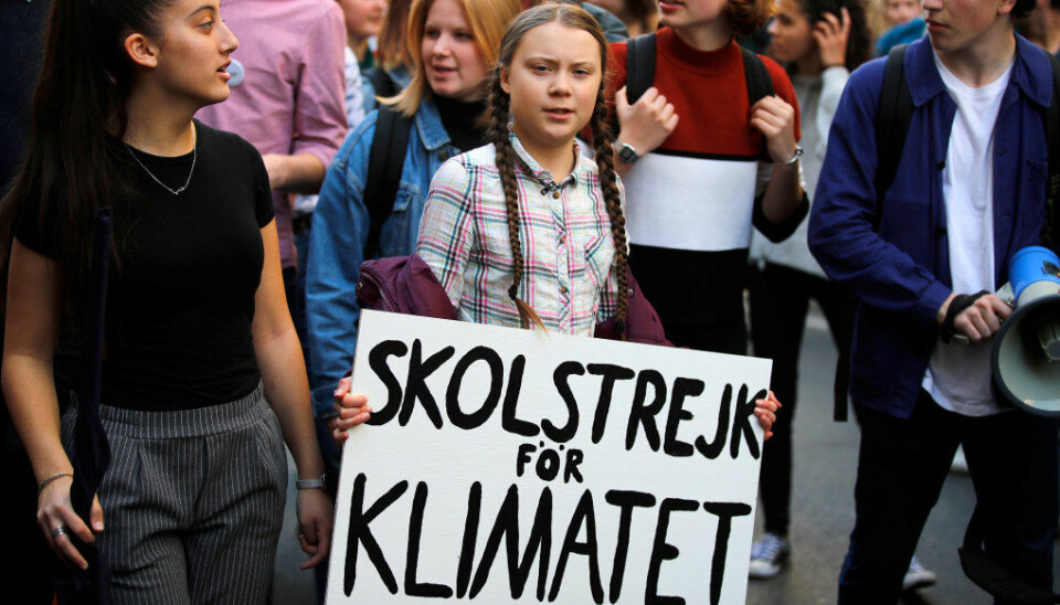Det var den svenske 16-åringen Greta Thunberg som sparket i gang elevopprøret som har spredd seg verden rundt. Her leder hun en marsj med tusenvis av franske elever i Paris 22. februar. Foto: François Mori, Ap/NTB scanpix.