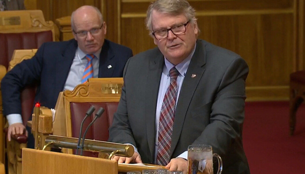 – Vi treng pedagogar som har kunnskap om læring gjennom leik og aktivitet, seier Hans Fredrik Grøvan, utdanningspolitisk talsperson i KrF. Foto: Stortinget – Vi treng pedagogar som har kunnskap om læring gjennom leik og aktivitet, seier Hans Fredrik Grøvan, utdanningspolitisk talsperson i KrF. Foto: Stortinget