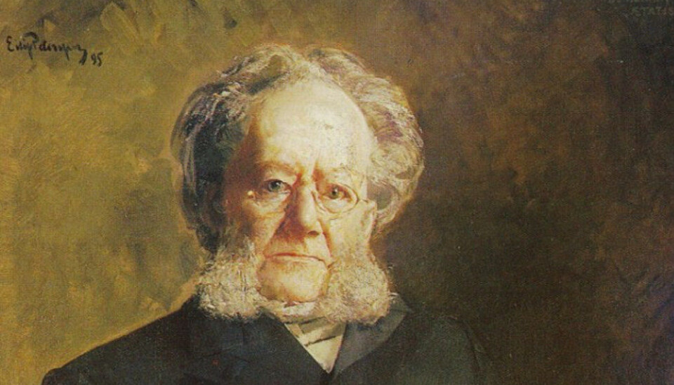 Etter arbeid med tilrettelegging og tilpasning av klassiske verker, f.eks. Henrik Ibsens Peer Gynt, fikk lærerstudenter en mer positiv holdning, både til klassikerne og til norskfaget generelt. Ill: Portrett av Henrik Ibsen malt av Eilif Peterssen (1895). Fra boka «Forfatterportretter» utgitt av Nasjonalgalleriet. Etter arbeid med tilrettelegging og tilpasning av klassiske verker, f.eks. Henrik Ibsens Peer Gynt, fikk lærerstudenter en mer positiv holdning, både til klassikerne og til norskfaget generelt. Ill: Portrett av Henrik Ibsen malt av Eilif Peterssen (1895). Fra boka «Forfatterportretter» utgitt av Nasjonalgalleriet.