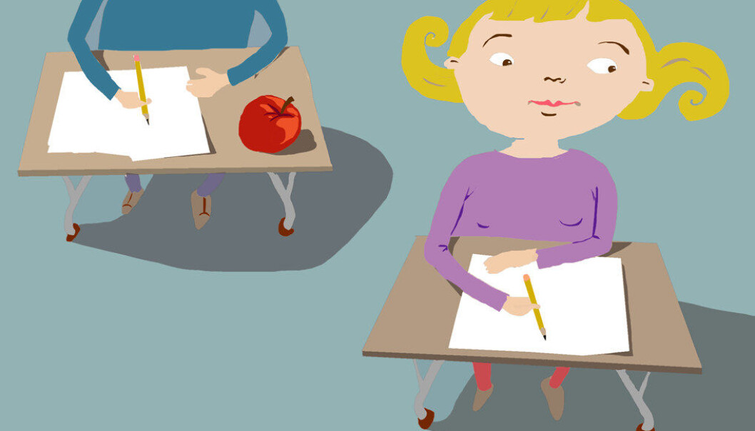 – Det er i klasserommene verdiskapningen i skolen skjer. Den skjer ikke hos forskere i et belønningssystem som tilsynelatende premierer antall publiserte sider mer enn ekte tilstedeværelse i skolen hvor de hadde kunnet bidra med sin kunnskap for lærere og elever, skriver Kjetil Arntzen. Ill: Lars M. Aurtande – Det er i klasserommene verdiskapningen i skolen skjer. Den skjer ikke hos forskere i et belønningssystem som tilsynelatende premierer antall publiserte sider mer enn ekte tilstedeværelse i skolen hvor de hadde kunnet bidra med sin kunnskap for lærere og elever, skriver Kjetil Arntzen. Ill: Lars M. Aurtande