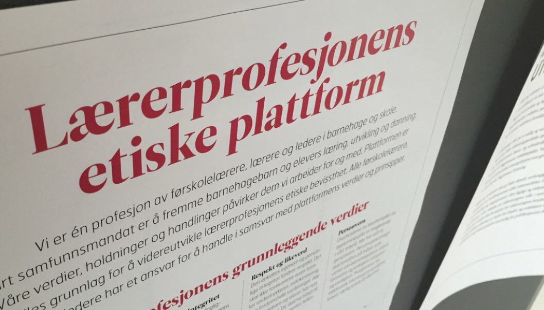 Vi mener også at rådet bør være tydelig på å skille mellom hva som skaper etiske dilemmaer og hva det etiske dilemmaet består i. Dette er kanskje særlig viktig i et politisert felt som utdanningsfeltet, skriver forfatterne av dette innlegget. Foto: Utdanning Vi mener også at rådet bør være tydelig på å skille mellom hva som skaper etiske dilemmaer og hva det etiske dilemmaet består i. Dette er kanskje særlig viktig i et politisert felt som utdanningsfeltet, skriver forfatterne av dette innlegget. Foto: Utdanning