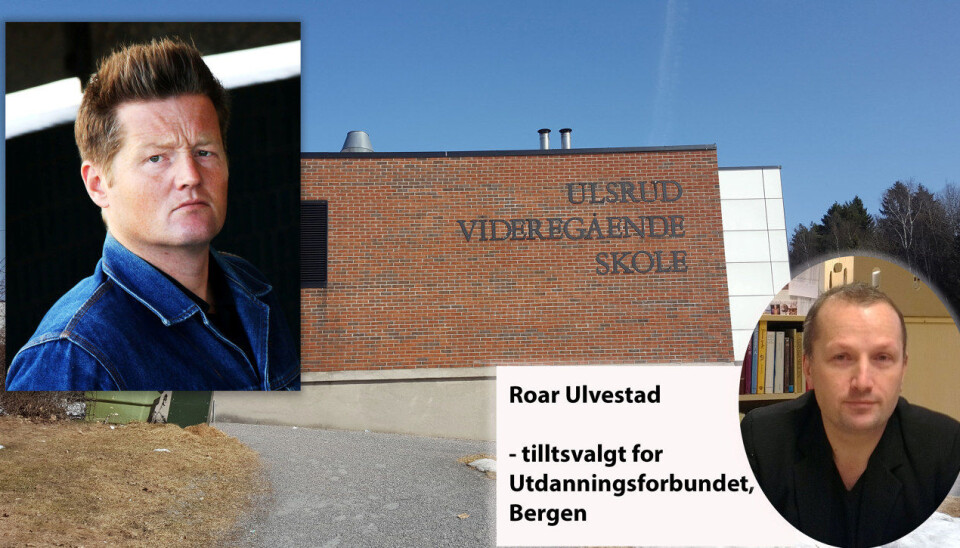 Vi trenger et åpent ytringsklima for å forbedre oss, og vi trenger å ta vare på elevenes vekst og læringsvilkår, skriver Roar Ulvestad i Utdanningsforbundet Bergen. Arkivfoto: Marianne Ruud Vi trenger et åpent ytringsklima for å forbedre oss, og vi trenger å ta vare på elevenes vekst og læringsvilkår, skriver Roar Ulvestad i Utdanningsforbundet Bergen. Arkivfoto: Marianne Ruud