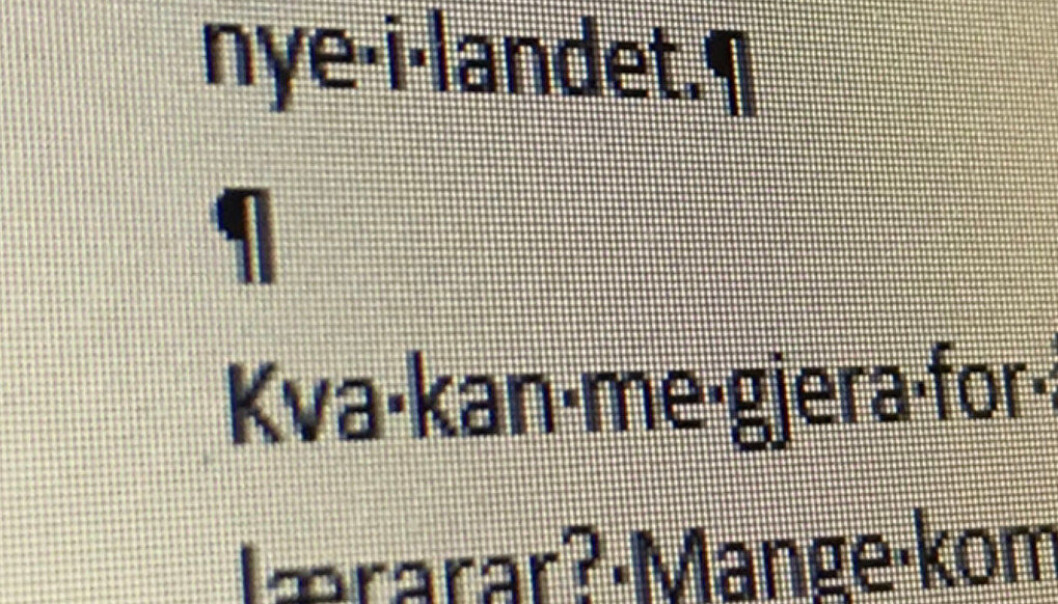 Vurdering av et tekstdokument skjer i dag nesten utelukkende ut fra emnet dokumentet handler om. Besvarelsen bør også vurderes ut fra dokumentets tekniske oppbygning, skriver Bjørnar S. Pedersen. Vurdering av et tekstdokument skjer i dag nesten utelukkende ut fra emnet dokumentet handler om. Besvarelsen bør også vurderes ut fra dokumentets tekniske oppbygning, skriver Bjørnar S. Pedersen.