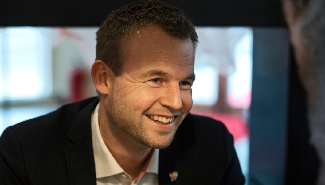 Kjell Ingolf Ropstad (33) pekes på som en mulig ny kunnskapsminister i en regjering med KrF. Foto: Hanna Kristin Hjardar, VG Kjell Ingolf Ropstad (33) pekes på som en mulig ny kunnskapsminister i en regjering med KrF. Foto: Hanna Kristin Hjardar, VG