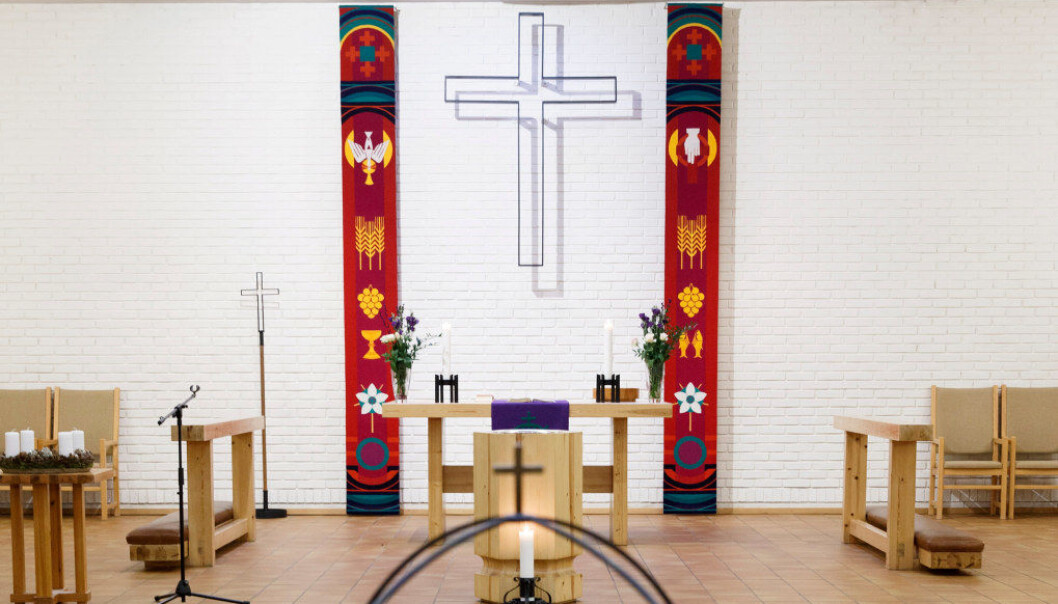 På mange steder rundt i Norge er det slik at et eller flere klassetrinn får et særlig ansvar for gudstjenestene som gjennomføres i skoletiden, skriver Christian Lomsdalen. Illustrasjonsfoto fra Byåsen kirke i Trondheim: Gorm Kallestad / NTB scanpix På mange steder rundt i Norge er det slik at et eller flere klassetrinn får et særlig ansvar for gudstjenestene som gjennomføres i skoletiden, skriver Christian Lomsdalen. Illustrasjonsfoto fra Byåsen kirke i Trondheim: Gorm Kallestad / NTB scanpix