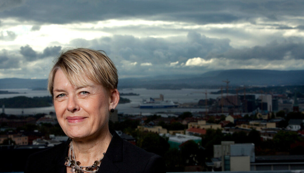 Direktør Astrid Søgnen i Utdanningsetaten i Oslo svarer på artiklene om den tillitsbaserte ledelsen på BI. Foto: Tom-Egil Jensen Direktør Astrid Søgnen i Utdanningsetaten i Oslo svarer på artiklene om den tillitsbaserte ledelsen på BI. Foto: Tom-Egil Jensen