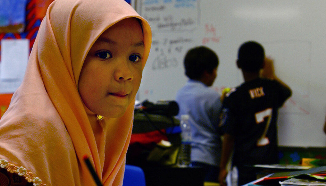 – Når Sylvi Listhaug vil forby bruk av hijab i barneskolen, skaper hun mange problemer, skriver Richard Edvardsen. Foto: Wikimedia Commons / Shane T. McCoy