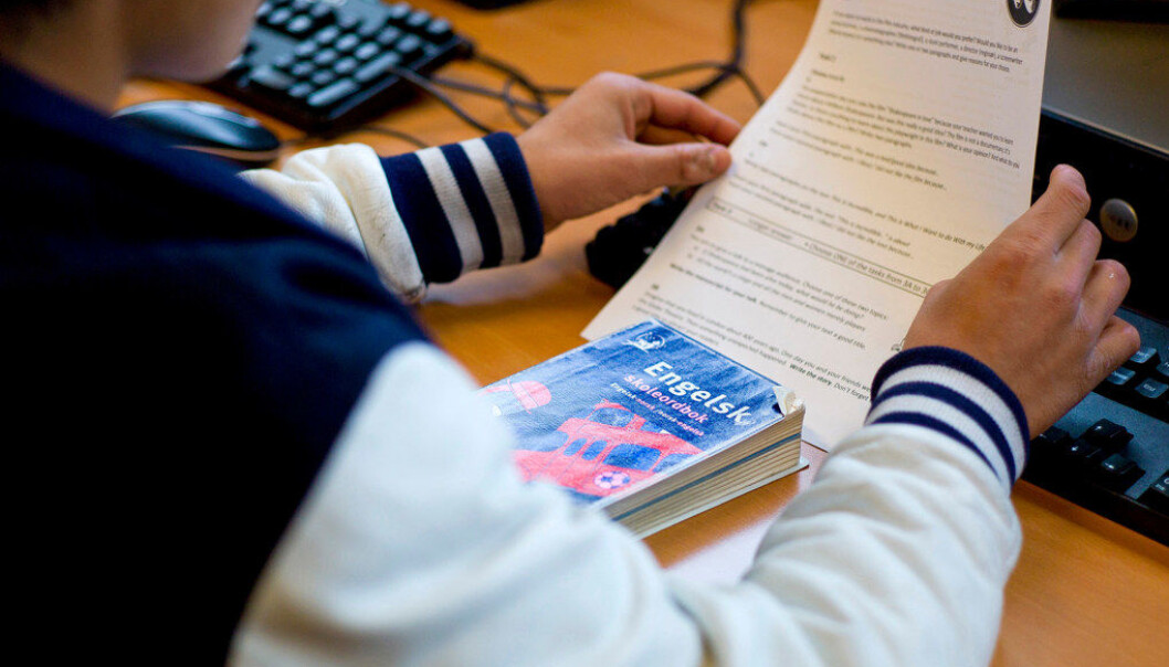 I engelsk presterer guttene og jentene mer jevnt enn i matematikk og lesing. Ill.foto: Erik M. Sundt I engelsk presterer guttene og jentene mer jevnt enn i matematikk og lesing. Ill.foto: Erik M. Sundt