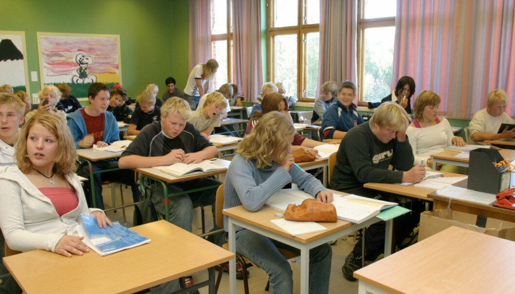 Færre elever enn før tas ut av klassen for å få spesialundervisning, ifølge Utdanningsdirektoratet. Ill. foto: Anne Lise Flavik