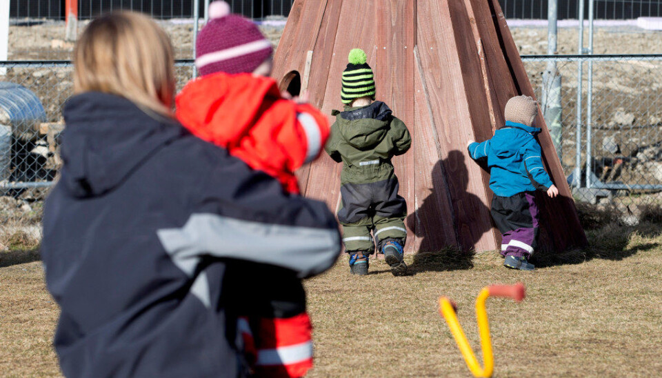 – Undersøkelsen viser hvor mange barn det er per ansatte når vi tar hensyn til turnus, sykdom og annet fravær. Det kan gi et mer virkelighetsnært bilde av bemanningssituasjonen i barnehagene enn annen statistikk, sier Jon Martin Sjøvold i Rambøll. Ill. foto: Gorm Kallestad/NTB Scanpix