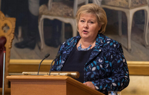 Solberg: Nordmenn må få flere barn