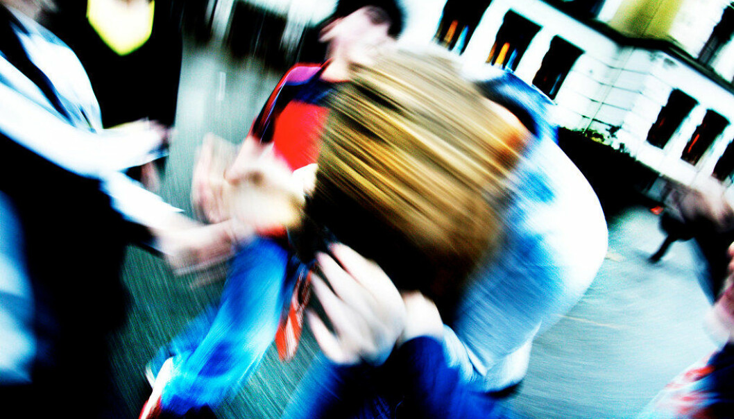 Anmeldelsene om fysisk vold i skolen øker og seksuell trakassering blir mer og mer vanlig, ifølge Lärarnas riksförbund. Ill.foto: Bo Mathisen
