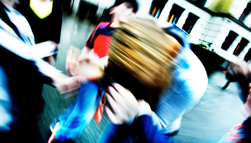 Anmeldelsene om fysisk vold i skolen øker og seksuell trakassering blir mer og mer vanlig, ifølge Lärarnas riksförbund. Ill.foto: Bo Mathisen Anmeldelsene om fysisk vold i skolen øker og seksuell trakassering blir mer og mer vanlig, ifølge Lärarnas riksförbund. Ill.foto: Bo Mathisen