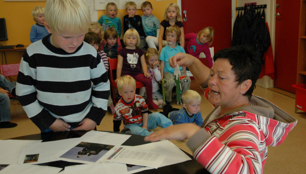 Norge er det landet som bruker den høyeste andelen av brutto nasjonalproduktet på barnehage blant medlemslandene i Organisasjonen for økonomisk samarbeid og utvikling (OECD). Ill. foto: Lise-Marte Vikse Kallåk Norge er det landet som bruker den høyeste andelen av brutto nasjonalproduktet på barnehage blant medlemslandene i Organisasjonen for økonomisk samarbeid og utvikling (OECD). Ill. foto: Lise-Marte Vikse Kallåk