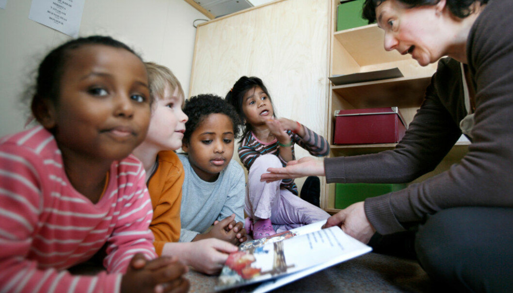 Fra 1. august kan flere barn få rett til 20 timers gratis tid i barnehagen. Ill.foto: Tom-Egil Jensen