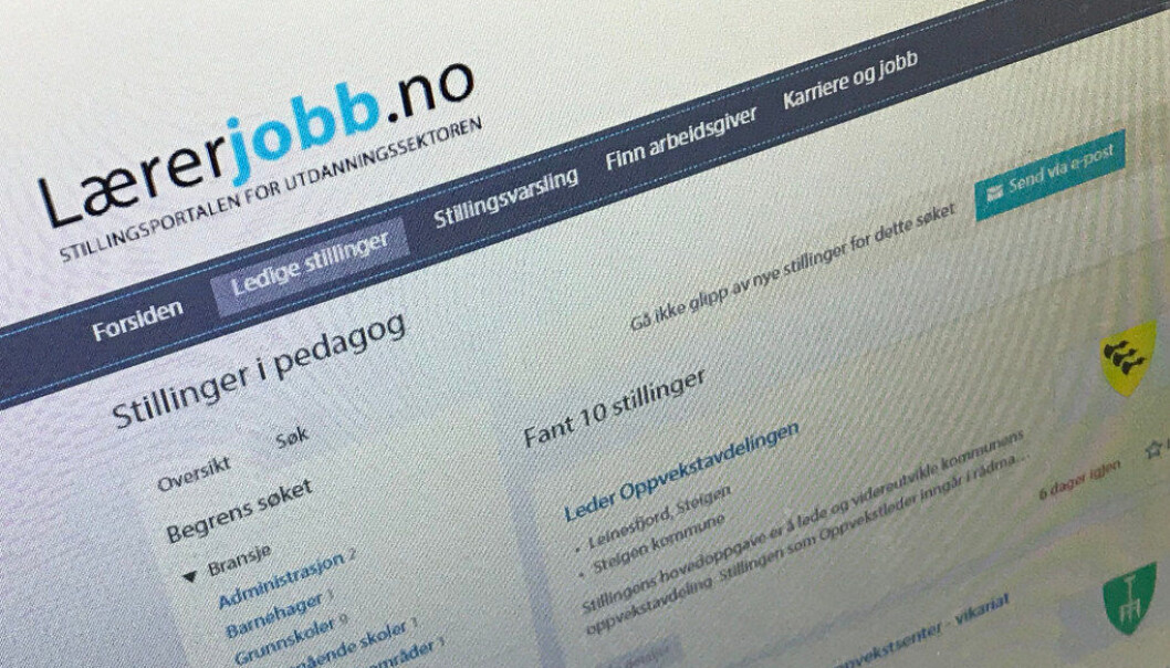 Ifølge beregningene til Kunnskapsdepartementet må det 2800 nye lærere inn i grunnskolene for å fylle den nye lærernormen. Ill.foto: Redaksjonen Ifølge beregningene til Kunnskapsdepartementet må det 2800 nye lærere inn i grunnskolene for å fylle den nye lærernormen. Ill.foto: Redaksjonen