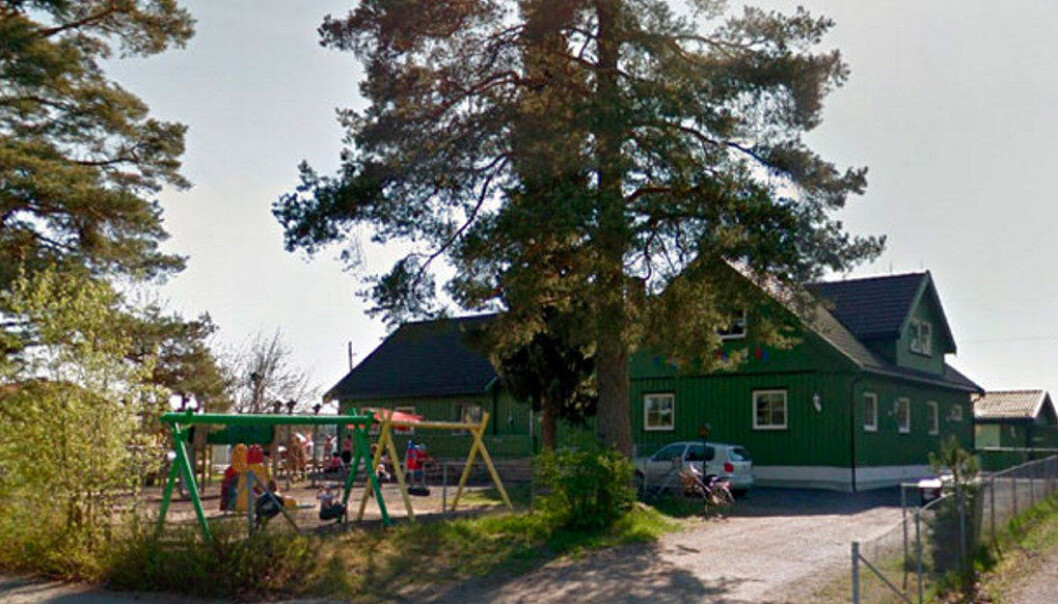 Epletunet barnehage. Foto: Google. Epletunet barnehage. Foto: Google.