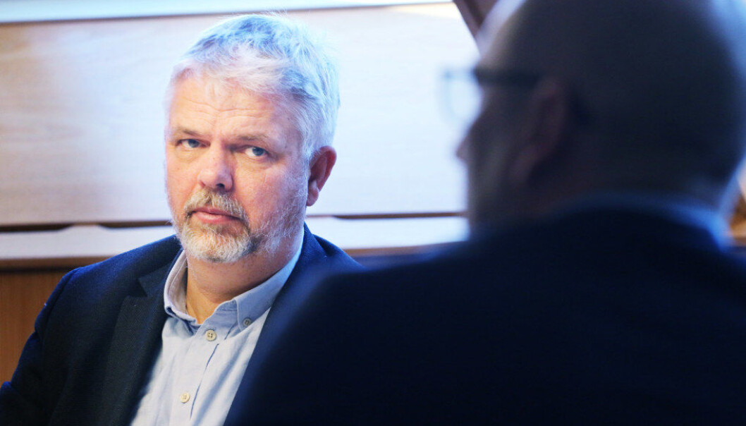 – Vi er også bekymret for at vi har en stor andel ufaglærte i skolen, men den andelen har vi hatt lenge, sier Erling Lien Barlindhaug, avdelingsdirektør for Utdanning i KS. Foto: Jørgen Jelstad. – Vi er også bekymret for at vi har en stor andel ufaglærte i skolen, men den andelen har vi hatt lenge, sier Erling Lien Barlindhaug, avdelingsdirektør for Utdanning i KS. Foto: Jørgen Jelstad.