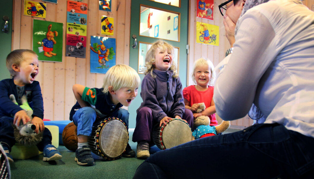 Den nye pedagognormen gjør at mange kommuner må ansette flere barnehagelærere til høsten. Ill. foto Jørgen Jelstad Den nye pedagognormen gjør at mange kommuner må ansette flere barnehagelærere til høsten. Ill. foto Jørgen Jelstad