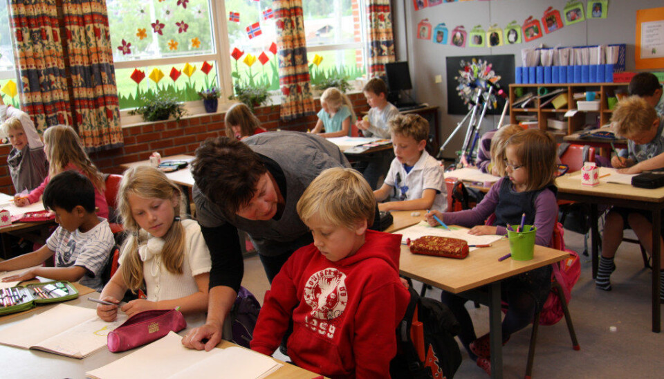 I løpet av de ti første minuttene en lærer har en klasse, er det avgjørende å vise elevene at du er vennlig, interessert i dem og villig til og i stand til å ta styringen i klassen, er rådet fra den nederlandske professoren Theo Wubbels. Arkivfoto: Marianne Ruud