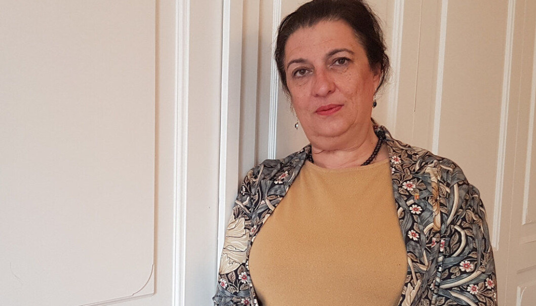 Oslo-ambassadør Anna Mária Sikó er uroleg for framtida til den ungarsk-språklege minoriteten i nabolandet Ukraina. Foto: Harald F. Wollebæk Oslo-ambassadør Anna Mária Sikó er uroleg for framtida til den ungarsk-språklege minoriteten i nabolandet Ukraina. Foto: Harald F. Wollebæk
