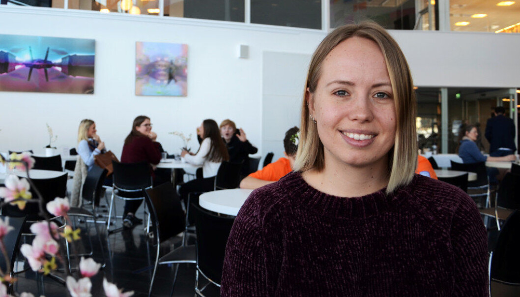– Det var morsomt å ha praksis på ungdomsskole, synes lærerstudent Ida Groven. Foto: Kari Oliv Vedvik – Det var morsomt å ha praksis på ungdomsskole, synes lærerstudent Ida Groven. Foto: Kari Oliv Vedvik