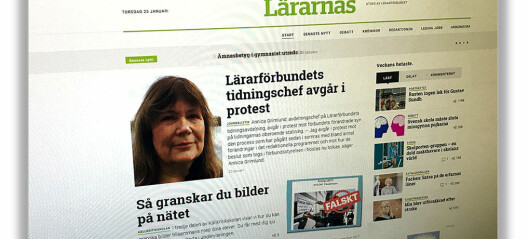 Sjef for svenske skoleblader går av i protest