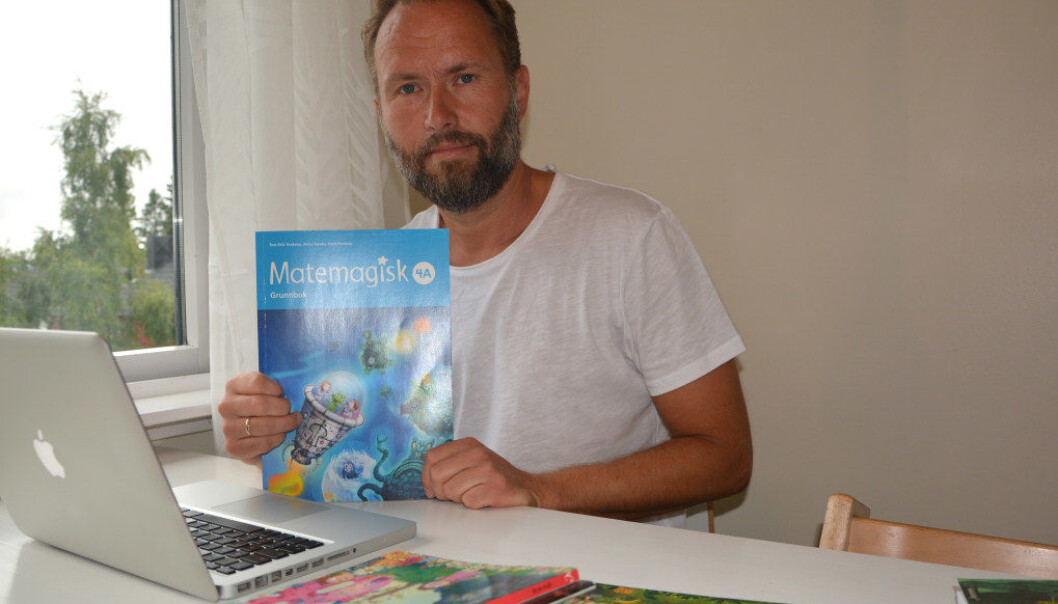 – Det har vært fem krevende, men interessante år, sier Tom Erik Kroknes om arbeidet med læreverket «Matemagisk».Foto: Svein Arne Nilsen – Det har vært fem krevende, men interessante år, sier Tom Erik Kroknes om arbeidet med læreverket «Matemagisk».Foto: Svein Arne Nilsen