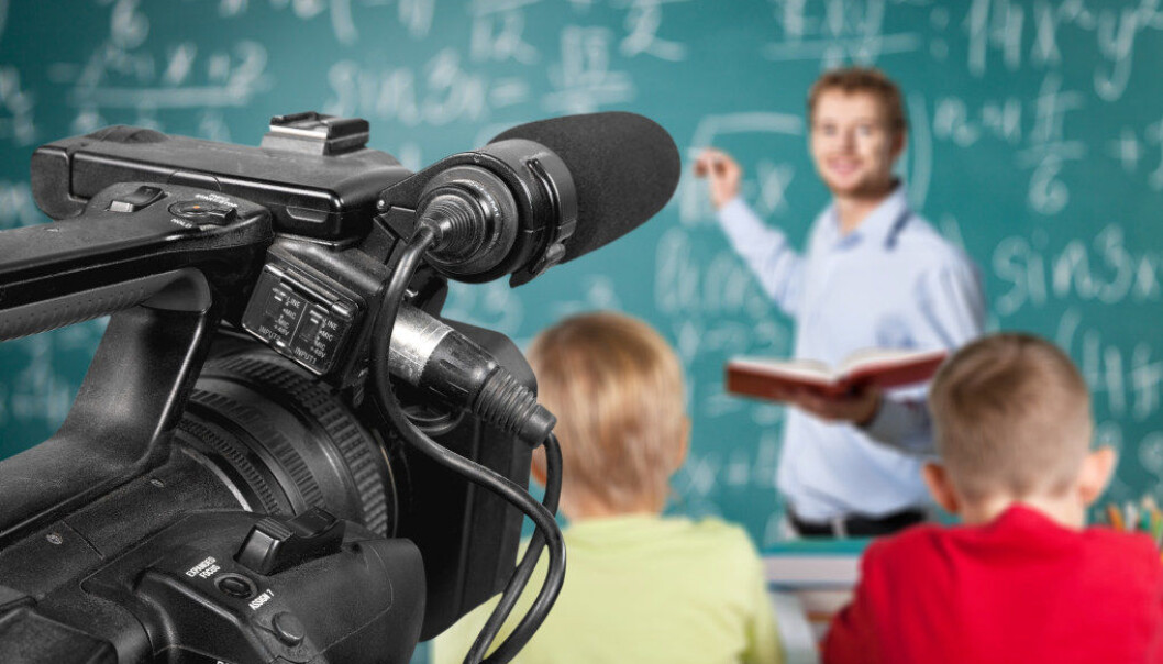To lærere skal over en periode på to år skal få hjelp til å forbedre sin praksis, blant annet gjennom videoopptak fra undervisningstimer. Illustrasjonsfoto: Fotolia To lærere skal over en periode på to år skal få hjelp til å forbedre sin praksis, blant annet gjennom videoopptak fra undervisningstimer. Illustrasjonsfoto: Fotolia