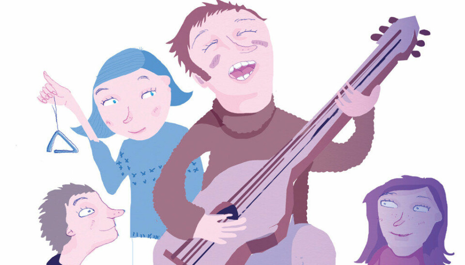 det kan bli valgfritt for lærerne i barneskolen om det skal synges i norsktimene eller ikke. Ill.: Tone Lileng