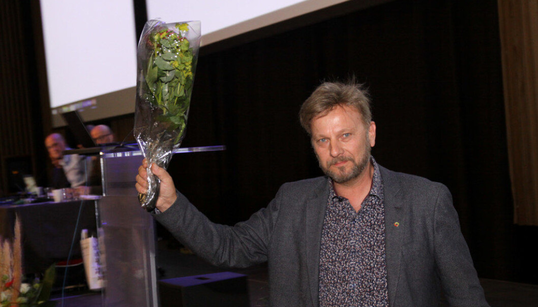 Johannes Bjørset Aagaard ble valgt til leder i det nyfødte gigantlaget Viken med 218 av 343 stemmer. Foto:Tore Brøyn Johannes Bjørset Aagaard ble valgt til leder i det nyfødte gigantlaget Viken med 218 av 343 stemmer. Foto:Tore Brøyn