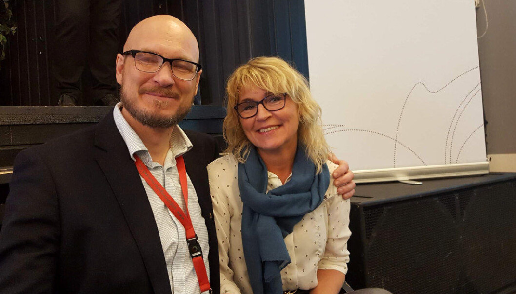 Arnt Holger Jensen og Gun Åse Paulsen er valgt til leder og nestleder i Utdanningsforbundet Finnmark. Foto: Kirsten Ropeid Arnt Holger Jensen og Gun Åse Paulsen er valgt til leder og nestleder i Utdanningsforbundet Finnmark. Foto: Kirsten Ropeid
