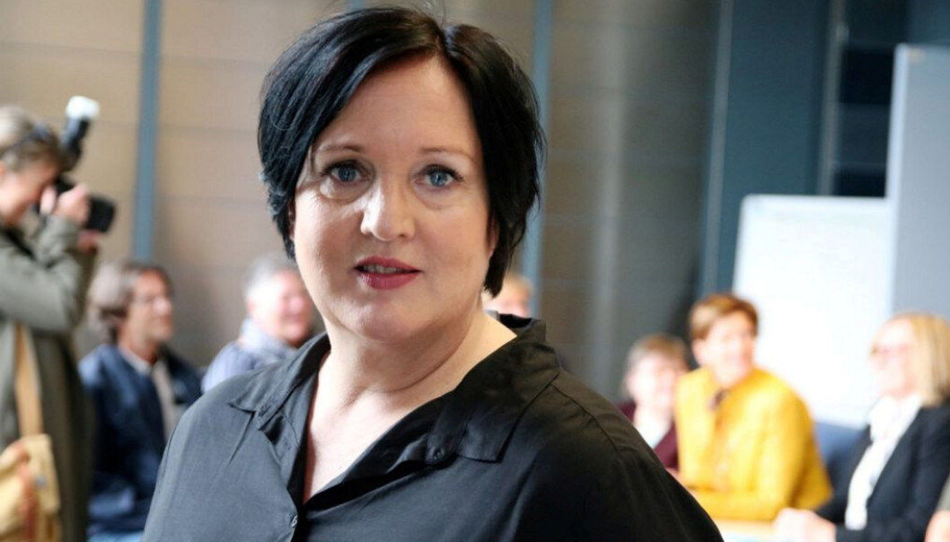 Forhandlingsleder Aina Skjefstad Andersen i Unio Oslo kommune er fornøyd med totalrammen på oppgjøret for lærerne i Oslo. Foto: Stig Brusegard Forhandlingsleder Aina Skjefstad Andersen i Unio Oslo kommune er fornøyd med totalrammen på oppgjøret for lærerne i Oslo. Foto: Stig Brusegard