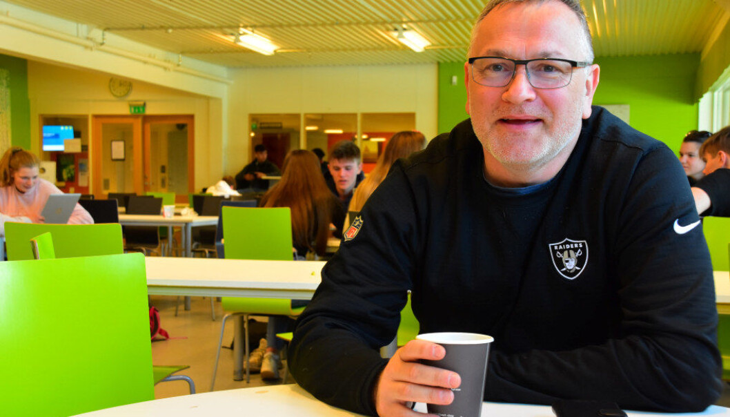 Ingen på Tromsdalen videregående skole i Tromsø setter flere karakterer enn Lars Einar Mathiassen. Foto: Kirsten Ropeid Ingen på Tromsdalen videregående skole i Tromsø setter flere karakterer enn Lars Einar Mathiassen. Foto: Kirsten Ropeid