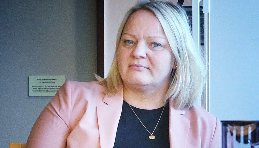 – Det er på tide at vi politikere sjekker om målene i Stortingsmelding 28 faktisk følges opp i de nye læreplanene, sier SVs Mona Fagerås. Foto: Jørgen Jelstad – Det er på tide at vi politikere sjekker om målene i Stortingsmelding 28 faktisk følges opp i de nye læreplanene, sier SVs Mona Fagerås. Foto: Jørgen Jelstad