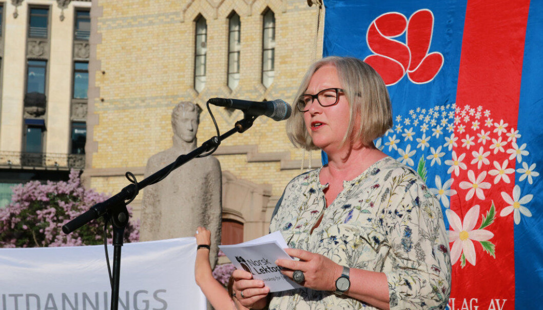 – Marte Gerhardsen har solid ledererfaring, nå får tiden vise om hun leverer. Jeg ønsker Marte Gerhardsen lykke til i jobben! Sier Rita Helgesen. Foto: Marianne Ruud – Marte Gerhardsen har solid ledererfaring, nå får tiden vise om hun leverer. Jeg ønsker Marte Gerhardsen lykke til i jobben! Sier Rita Helgesen. Foto: Marianne Ruud
