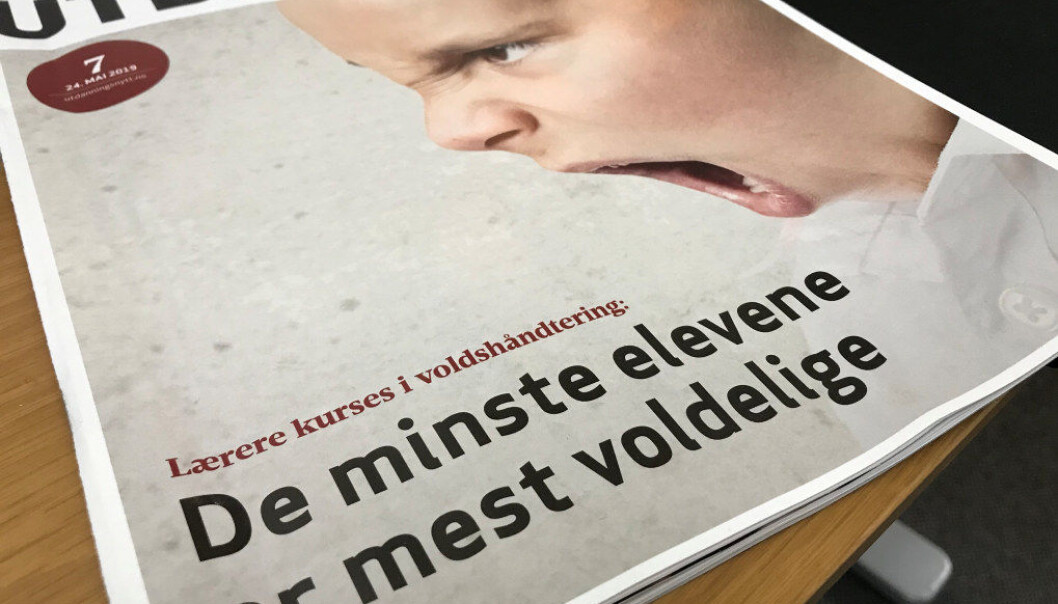 Bladet Utdanning si tabloide tilnærming er med å byggja opp om haldningar som ikkje er ynskjelege, og som me vil kjempa imot, skriv Bente Hovland Bergtun. Foto: Utdanning Bladet Utdanning si tabloide tilnærming er med å byggja opp om haldningar som ikkje er ynskjelege, og som me vil kjempa imot, skriv Bente Hovland Bergtun. Foto: Utdanning