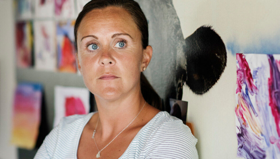 Pedagogisk leder Marita Bjørvik var sykmeldt i tre måneder før hun delvis begynte å jobbe igjen. Hun hadde ikke pedagogisk ansvar, men var der sammen med barna, uten noen form for krav. Foto: Marie von Krogh Pedagogisk leder Marita Bjørvik var sykmeldt i tre måneder før hun delvis begynte å jobbe igjen. Hun hadde ikke pedagogisk ansvar, men var der sammen med barna, uten noen form for krav. Foto: Marie von Krogh