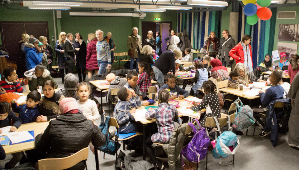 Leksehjelpen på Torshov bibliotek er et populært tilbud. Foto: Anette Andresen