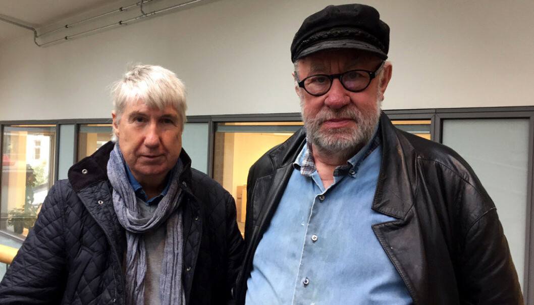 Produsent Odd Iversen og regissør Tor Severin Netland vil gjerne komme i kontakt med lærere som ønsker å medvirke i deres kommende film; Look to Norway. Foto: Kari Oliv Vedvik Produsent Odd Iversen og regissør Tor Severin Netland vil gjerne komme i kontakt med lærere som ønsker å medvirke i deres kommende film; Look to Norway. Foto: Kari Oliv Vedvik