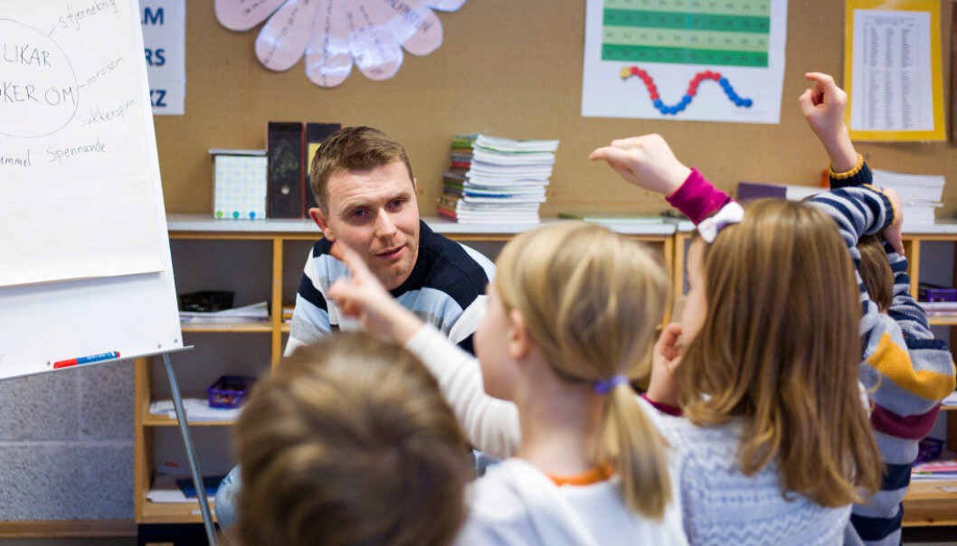 Med den nye sammensettingen av Stortinget er ingen umulig oppgave å få vedtatt en norm for antall elever per lærer i skolen, ifølge Utdanningsforbundet leder Steffen Handal. Ill. foto: Erik M. Sundt Med den nye sammensettingen av Stortinget er ingen umulig oppgave å få vedtatt en norm for antall elever per lærer i skolen, ifølge Utdanningsforbundet leder Steffen Handal. Ill. foto: Erik M. Sundt