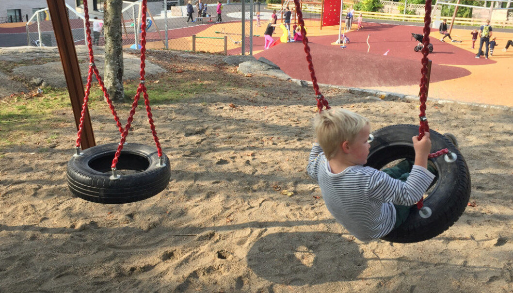 Barnehageprisene har i realiteten gått ned i løpet av de siste åtte årene, ifølge Statistisk sentralbyrå. Foto: Paal Svendsen, Utdanning Barnehageprisene har i realiteten gått ned i løpet av de siste åtte årene, ifølge Statistisk sentralbyrå. Foto: Paal Svendsen, Utdanning