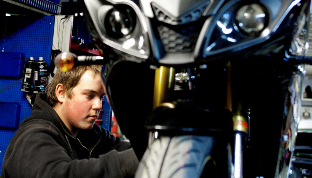 Ill.foto på Marcos motorsenter i Moss. Foto: Utdanning Ill.foto på Marcos motorsenter i Moss. Foto: Utdanning