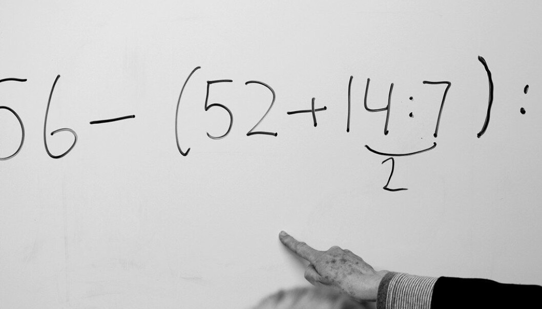 3 av 4 lærerstudenter strøk på forkurset i matematikk. Ill.foto: Utdanning 3 av 4 lærerstudenter strøk på forkurset i matematikk. Ill.foto: Utdanning